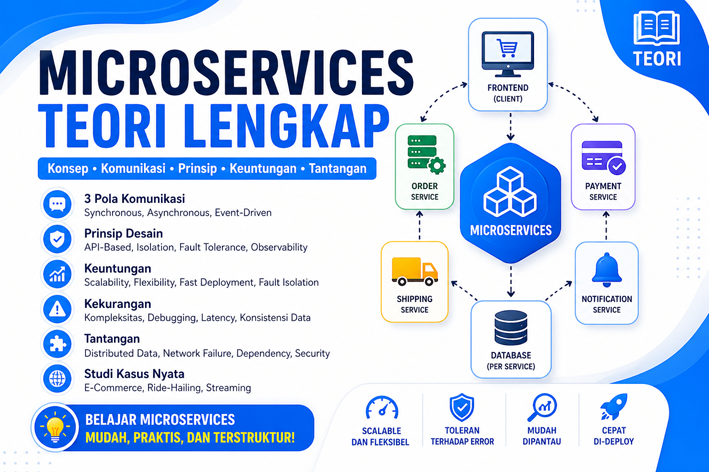 Microservices Architecture pada Sistem Terdistribusi (Pengertian & Contoh)