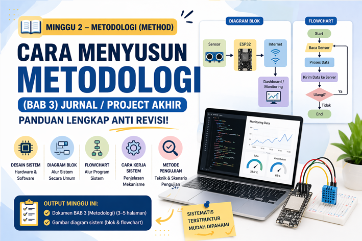 Cara Menyusun Metodologi untuk Jurnal atau Project Akhir (Panduan Anti Revisi untuk Mahasiswa)