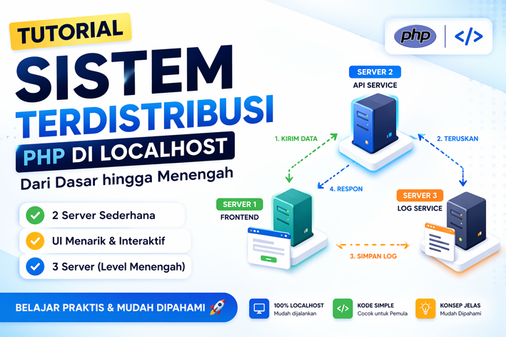 Tutorial Sistem Terdistribusi PHP di Localhost (Lengkap dari Dasar hingga Menengah)