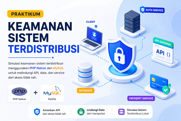 Membangun Keamanan pada Sistem Terdistribusi dengan API Key, Service Token, Validasi Input, Logging, dan Rate Limiting Sederhana